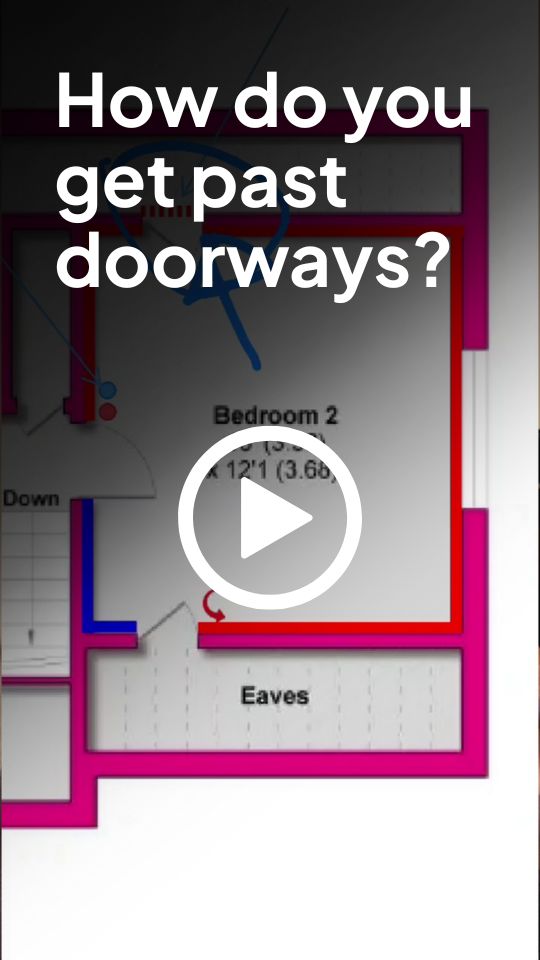 How do you get past doorways?